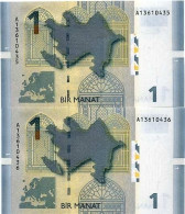 Billet De Banque Azerbaidjan Pk N° 24 - Billet De 1 Manat - Azerbaigian