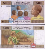 Billet De Banque Afrique Centrale Cameroun Pk N° 206 - 500 Francs - Cameroon