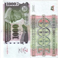 Billets Banque Zaire Pk N° 67 - 1000 Nouveaux Zaires - Zaire