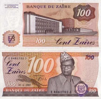 Billets De Banque Zaire Pk N° 29 - 100 Zaires - Zaire