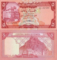 Billets Banque Yemen Pk N° 15 - 5 Rials - Yémen