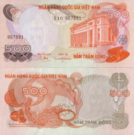 Billet De Banque Vietnam Sud Pk N° 28 - 500 Dong - Viêt-Nam