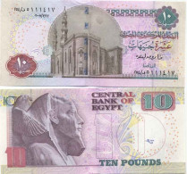 Billet De Collection Egypte Pk N° 64 - 10 Pound - Egypt