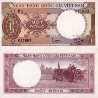 Billets De Banque Vietnam Sud Pk N° 15 - 1 Dong - Viêt-Nam