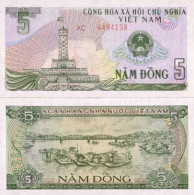 Billets Collection Vietnam Nord Pk N° 92 - 5 Dong - Viêt-Nam