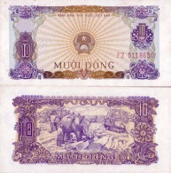 Billets De Banque Vietnam Nord Pk N° 82 - 10 Dong - Viêt-Nam