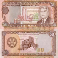 Billet De Collection Turkmenistan Pk N° 5 - 50 Manats - Turkménistan