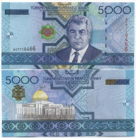 Billets Collection Turkmenistan Pk N° 21 - 5000 Manats - Turkmenistán