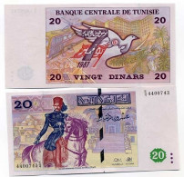 Billet De Collection Tunisie Pk N° 88 - 20 Dinar - Tunisia
