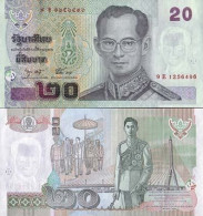 Billet De Collection Thailande Pk N° 109 - 20 Baht - Thaïlande