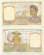 Billets Collection Indochine Pk N° 54 - 1 Piastre - Indochina