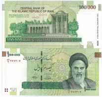 Billet De Collection Iran Pk N° 151 - 100000 Rials - Iran