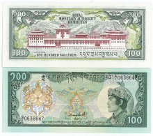 Billets Banque Bhoutan Pk N° 18 - 100 Ngultrum - Bhután