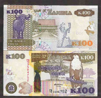 Billet De Banque Collection Zambie - PK N° 54 - 100 Kwacha - Sambia