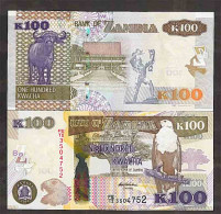 Billet De Banque Collection Zambie - PK N° 54 - 100 Kwacha - Zambie