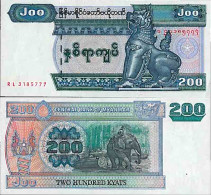 Billet De Banque Collection Myanmar - PK N° 78 - 200 Kyats - Myanmar