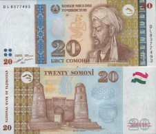 Billet De Banque Collection Tadjikistan - PK N° 25 - 20 Somoni - Tadzjikistan