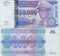 Billet De Banque Collection Zaire - PK N° 74 - 50 000 Zaires - Zaïre