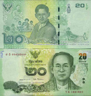 Billet De Banque Collection Thailande - PK N° 130 - 20 Baht - Thaïlande