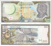 Billet De Banque Collection Syrie - PK N° 110C - 500 Pounds - Syrien