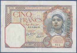 Billet De Banque Collection Tunisie - PK N° 8 - 5 Francs - Tunisia