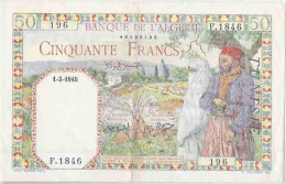 Billet De Banque Collection Tunisie - PK N° 12 - 50 Francs - Tusesië