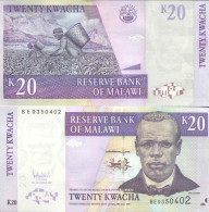 Billet De Banque Collection Malawi - PK N° 52 - 20 Kwacha - Malawi
