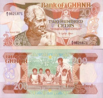 Billet De Banque Collection Ghana - PK N° 27B - 200 Cedis - Ghana