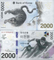 Billet De Banque Collection Coree Sud - PK N° 999 - 2000 WON - Corée Du Sud