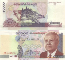 Billet De Banque Collection Cambodge - PK N° 57 - 50000 Riels - Cambodia