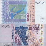 Billet De Banque Collection Afrique De L'Ouest Guinée Bissau - PK N° 918S - 10 000 Francs - Guinea–Bissau
