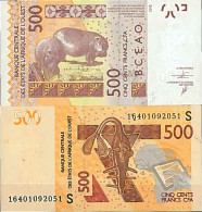 Billet De Banque Collection Afrique De L'Ouest Guinée Bissau - PK N° 919S - 500 Francs - Guinee-Bissau