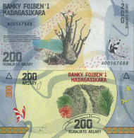 Billet De Banque Collection Madagascar - PK N° 98 - 200 Francs - Madagascar