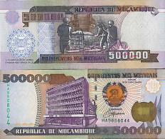 Billet De Banque Collection Mozambique - PK N° 142 - 500 000 Meticais - Mozambique