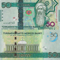 Billet De Banque Collection Turkmenistan - PK N° 33 - 50 Manats - Turkmenistán