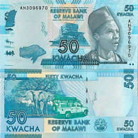 Billet De Banque Collection Malawi - PK N° 64 - 50 Kwacha - Malawi