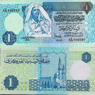 Billet De Banque Collection Libye - PK N° 59 - 1 Dinar - Libye