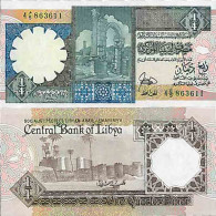 Billet De Banque Collection Libye - PK N° 52 - 1/4 Dinar - Libya