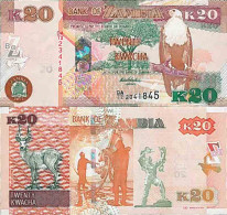 Billet De Banque Collection Zambie - PK N° 52 - 20 Kwacha - Zambia