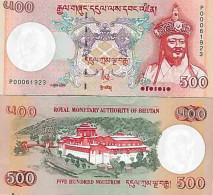 Billet De Banque Collection Bhoutan - PK N° 33 - 500 Ngultrums - Bhutan