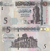 Billet De Banque Collection Libye - PK N° 81 - 5 Dinar - Libia