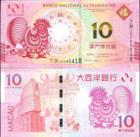 Billet De Banque Collection Macao - PK N° 88B - 10 Patacas - Macau
