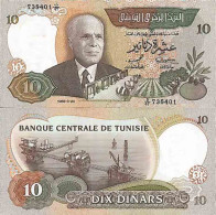 Billet De Banque Collection Tunisie - PK N° 80 - 10 Dinars - Tusesië