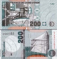 Billet De Collection Cap Vert Pk N° 68 - 200 Escudos - Cabo Verde