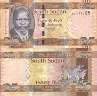 Billet De Banque Collection Soudan Du Sud - PK N° 8 - 25 Pounds - South Sudan