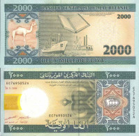 Billet De Banque Collection Mauritanie - PK N° 14B - 2 000 Quguiya - Mauritanie