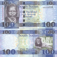 Billet De Banque Collection Soudan Du Sud - PK N° 10B - 100 Pounds - Sudan Del Sud