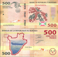 Billet De Banque Collection Burundi - PK N° 50 - 500 Francs - Burundi