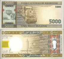 Billet De Banque Collection Mauritanie - PK N° 15 - 5 000 Quguiya - Mauritanië
