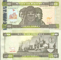 Billet De Banque Collection Erythree - PK N° 9 - 50 Nakfa - Eritrea